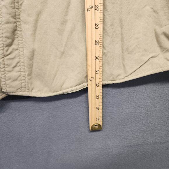 Berkley & Jensen Shacket Shirt Jacket Mens XL Beige Fleece Lined Plaid Vintage - Picture 6 of 16